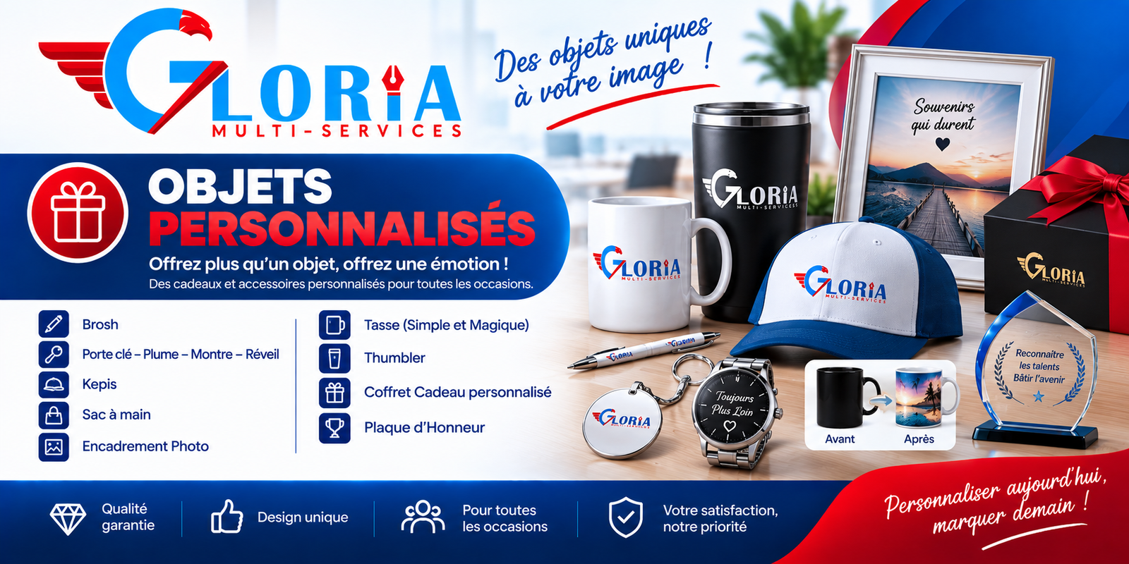 Objets personnalisés